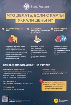 Что делать, если с карты украли деньги?